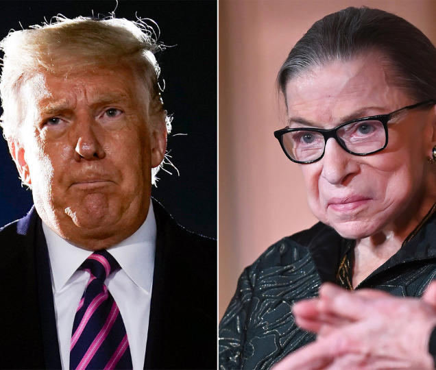 Donald Trump has questioned whether Ruth Bader Ginsburg's last wish really came from the late judge Donald Trump has questioned whether Ruth Bader Ginsburg's last wish really came from the late judge