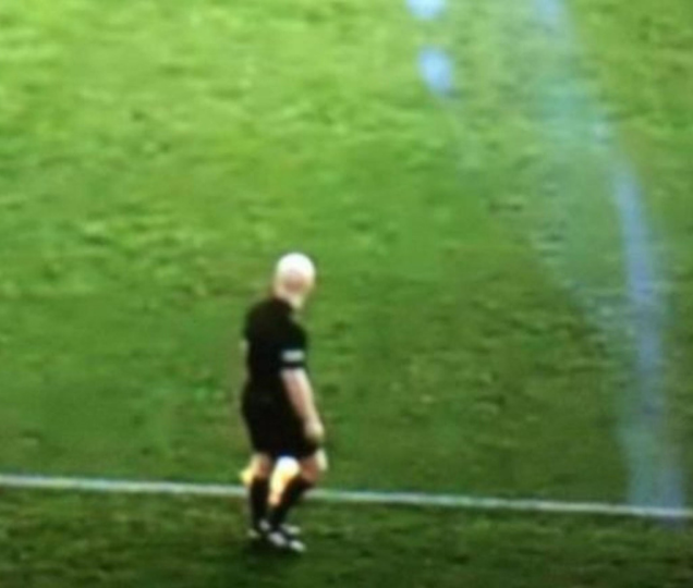 Camera with Artificial Intelligence mistakes the ball for a referee's bald head