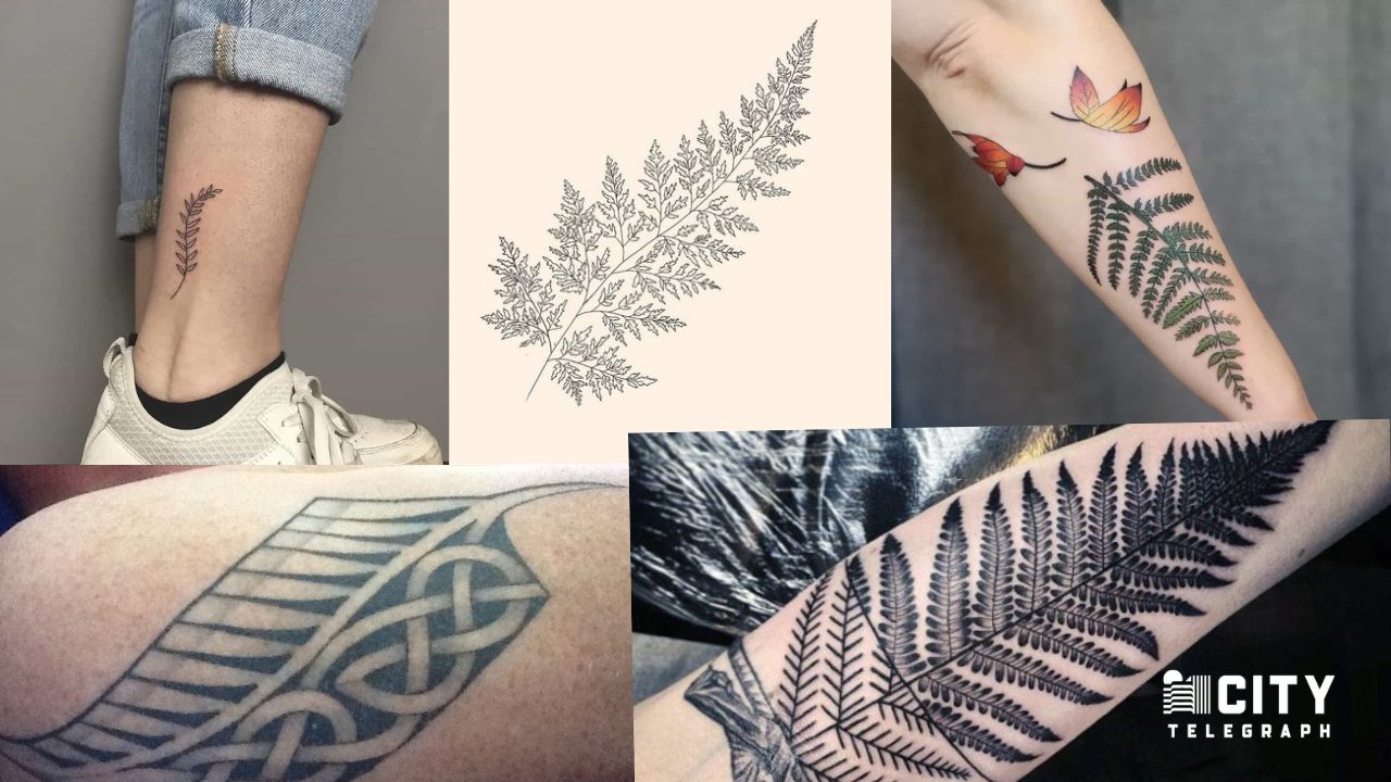 Fern Temporary Tattoo Set 2 tattoos  TattooIcon