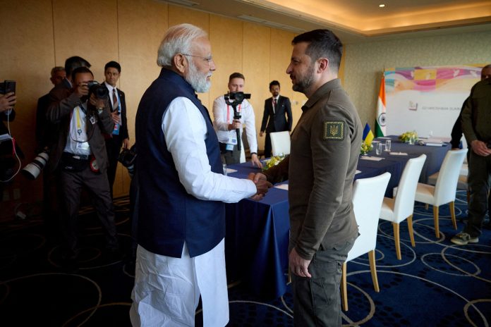Modi-Zelensky Meeting at G7 Modi-Zelensky Meeting at G7